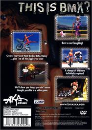 Box back cover for BMX XXX on the Sony Playstation 2.