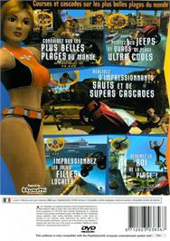 Box back cover for Beach King Stunt Racing on the Sony Playstation 2.