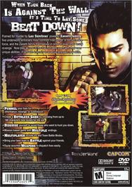 Box back cover for Beat Down - Fists Of Vengeance on the Sony Playstation 2.