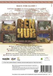 Box back cover for Ben Hur - Blood Of Braves on the Sony Playstation 2.