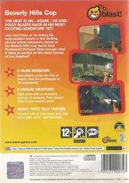 Box back cover for Beverly Hills Cop on the Sony Playstation 2.