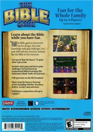 Box back cover for Bible Game, The on the Sony Playstation 2.