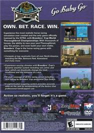Box back cover for Breeders' Cup - World Thoroughbred Championships on the Sony Playstation 2.