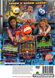 Box back cover for Buzz! Junior - Robojam on the Sony Playstation 2.