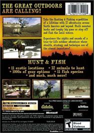 Box back cover for Cabela's Outdoor Adventures on the Sony Playstation 2.