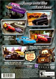 Box back cover for Cars on the Sony Playstation 2.
