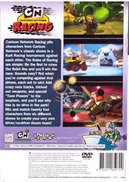 Box back cover for Cartoon Network Racing on the Sony Playstation 2.