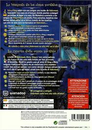 Box back cover for Castleween on the Sony Playstation 2.
