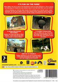 Box back cover for Charlotte's Web on the Sony Playstation 2.