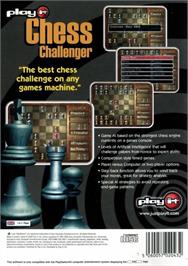 Box back cover for Chess Challenger on the Sony Playstation 2.