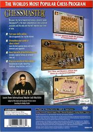 Box back cover for Chessmaster on the Sony Playstation 2.