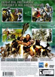 Box back cover for Chronicles of Narnia, The - The Lion, the Witch and the Wardrobe on the Sony Playstation 2.