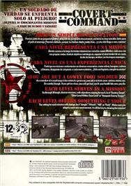 Box back cover for Covert Command on the Sony Playstation 2.