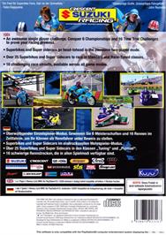 Box back cover for Crescent Suzuki Racing - Superbikes And Super Sidecars on the Sony Playstation 2.