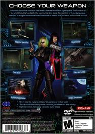 Box back cover for Cy Girls on the Sony Playstation 2.