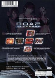 Box back cover for DOA2 - Dead or Alive 2 on the Sony Playstation 2.