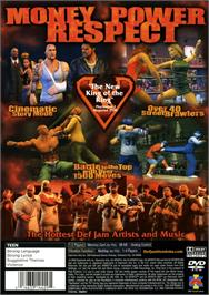 Box back cover for Def Jam Vendetta on the Sony Playstation 2.