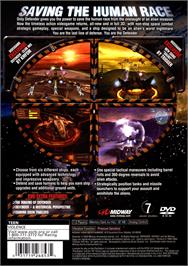 Box back cover for Defender - For All Mankind on the Sony Playstation 2.
