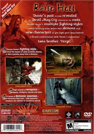 Box back cover for Devil May Cry 3 - Dante's Awakening on the Sony Playstation 2.