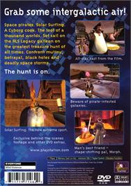 Box back cover for Disney's Treasure Planet on the Sony Playstation 2.