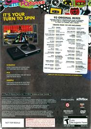 Box back cover for Dj Hero on the Sony Playstation 2.
