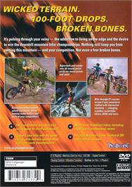 Box back cover for Downhill Domination on the Sony Playstation 2.