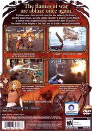 Box back cover for Drakengard 2 on the Sony Playstation 2.