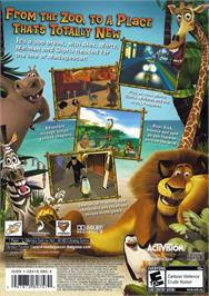 Box back cover for Dreamworks Madagascar on the Sony Playstation 2.