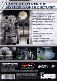 Box back cover for Echo Night Beyond on the Sony Playstation 2.
