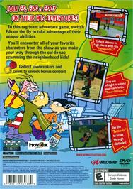 Box back cover for Ed Edd'n Eddy - The Mis-edventures on the Sony Playstation 2.