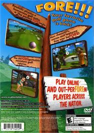 Box back cover for Everybody's Golf on the Sony Playstation 2.