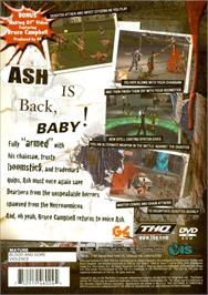 Box back cover for Evil Dead - A Fistful Of Boomstick on the Sony Playstation 2.
