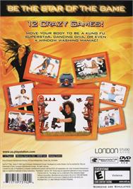Box back cover for Eyetoy - Play on the Sony Playstation 2.