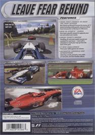 Box back cover for F1 2002 on the Sony Playstation 2.