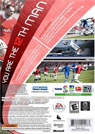 Box back cover for Fifa 12 on the Sony Playstation 2.
