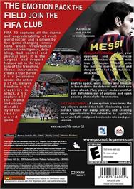 Box back cover for Fifa 13 on the Sony Playstation 2.