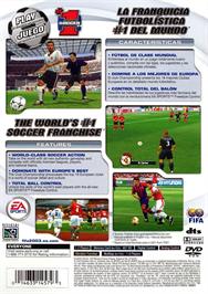 Box back cover for Fifa Football 2003 on the Sony Playstation 2.