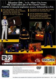 Box back cover for Fire Heroes on the Sony Playstation 2.