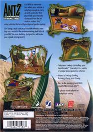 Box back cover for Fourmiz Extreme Racing on the Sony Playstation 2.