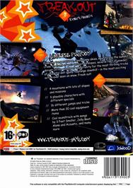 Box back cover for Freak Out - Extreme Freeride on the Sony Playstation 2.