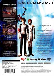 Box back cover for Galerians - Ash on the Sony Playstation 2.