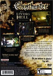 Box back cover for Ghosthunter on the Sony Playstation 2.