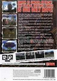 Box back cover for Global Defence Force - Tactics on the Sony Playstation 2.