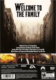 Box back cover for Godfather, The on the Sony Playstation 2.