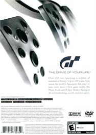 Box back cover for Gran Turismo 4 on the Sony Playstation 2.