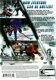 Box back cover for Gretzky Nhl '06 on the Sony Playstation 2.