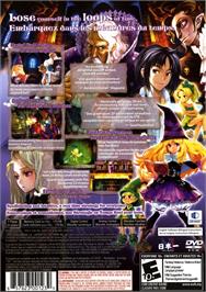 Box back cover for Grimgrimoire on the Sony Playstation 2.