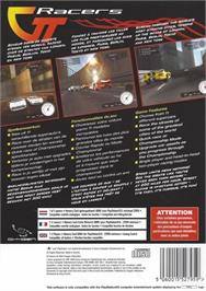Box back cover for Gt Racers on the Sony Playstation 2.
