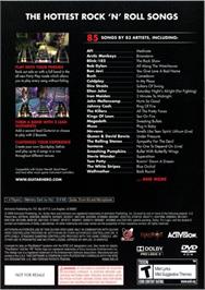 Box back cover for Guitar Hero 5 on the Sony Playstation 2.