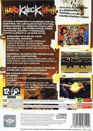 Box back cover for Hard Knock High on the Sony Playstation 2.